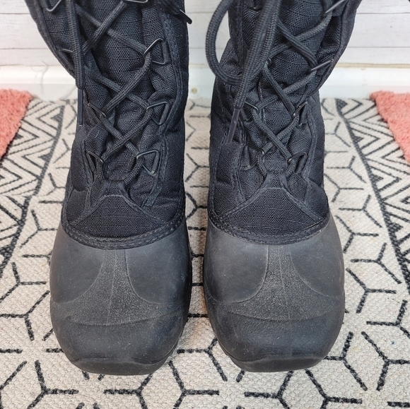 SOREL CUMBERLAND BOOTS IN BLACK, SZ 8 - Picture 5 of 16